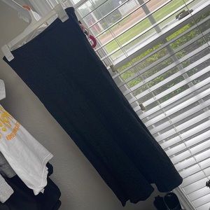 Madewell leopard midi slip skirt size 2